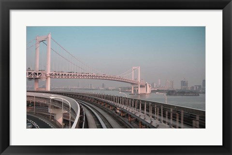 Framed Tokyo Train Ride 4 Print