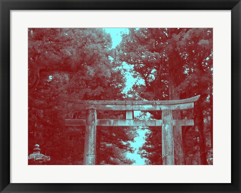 Framed Nikko Gate Print