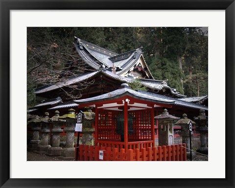 Framed Nikko Monastery Building Print