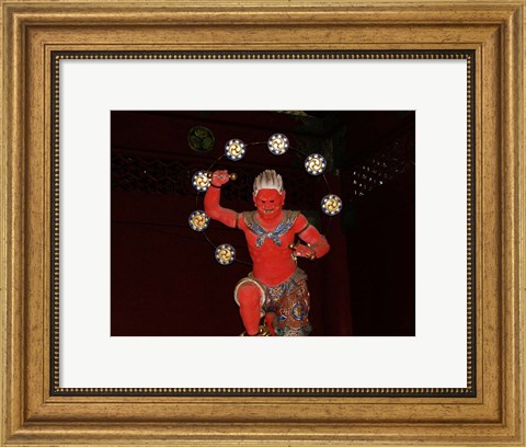 Framed Nikko Red Figure Print