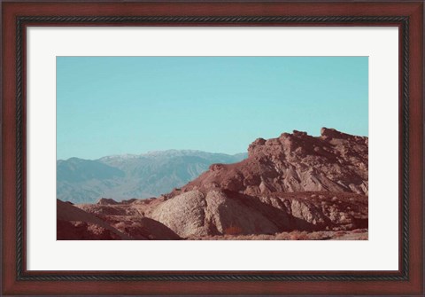 Framed Death Valley Mountains Print