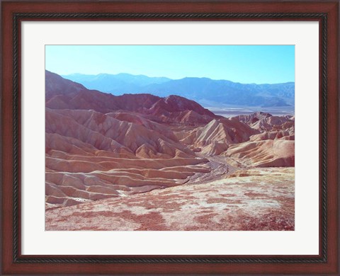 Framed Death Valley Mountains 2 Print
