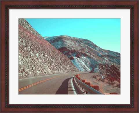 Framed Death Valley Road 1 Print