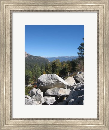 Framed Sierra Nevada Mountains 2 Print