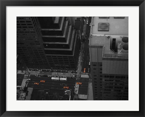 Framed NYC From The Top 1 Print
