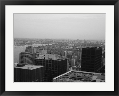 Framed NYC From The Top 2 Print