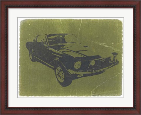 Framed 1968 Ford Mustang Print