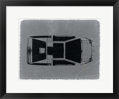 Framed 1972 Maserati Boomerang Print