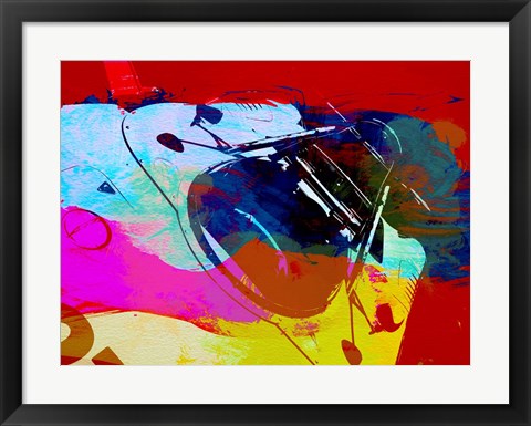 Framed Porsche Watercolor Print