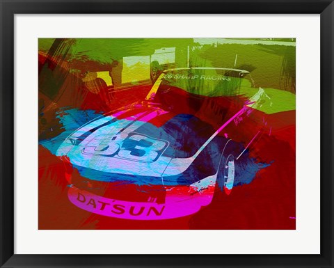 Framed Datsun Print