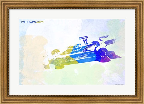 Framed Niki Lauda Print