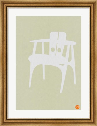 Framed Wooden Chair Print