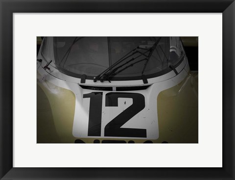 Framed Racing number Print