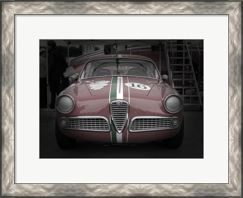 Framed Racing Alfa Romeo Print