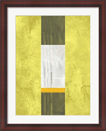 Framed Yellow Mist 2 Print