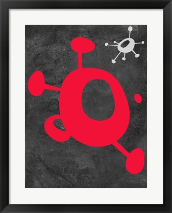 Framed Abstract Splash Theme 11 Print