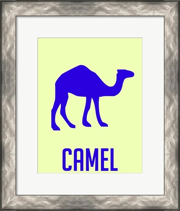 Framed Camel Blue Print