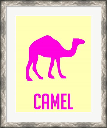 Framed Camel Pink Print