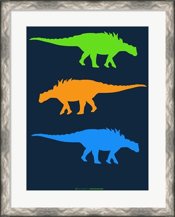 Framed Dinosaur Family 10 Print