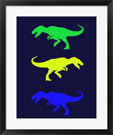 Framed Dinosaur Family 23 Print