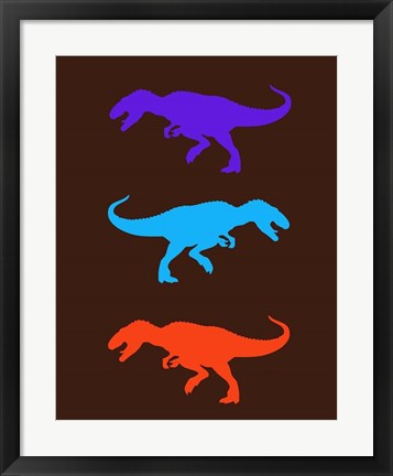 Framed Dinosaur Family 24 Print