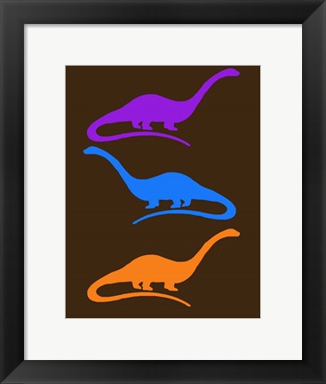 Framed Dinosaur Family 26 Print