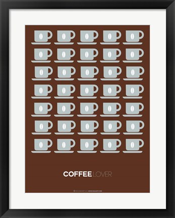 Framed Brown Coffee Print