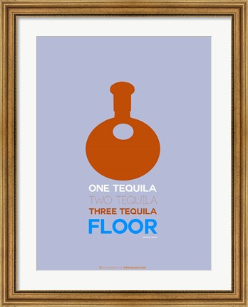 Framed Orange Tequila Print