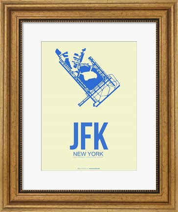 Framed JFK New York 3 Print