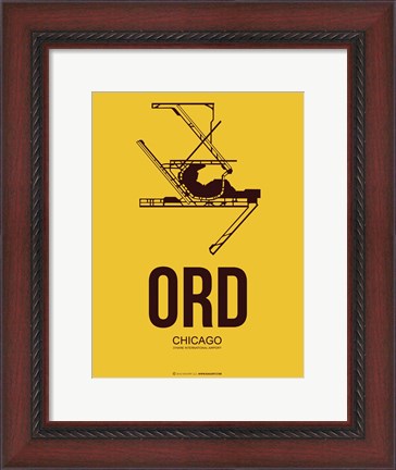 Framed ORD Chicago 1 Print