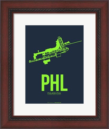 Framed PHL Philadelphia 3 Print