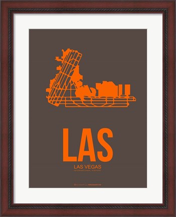 Framed LAS Las Vegas 1 Print