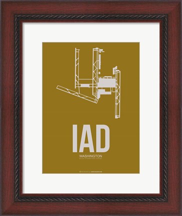 Framed IAD Washington 3 Print