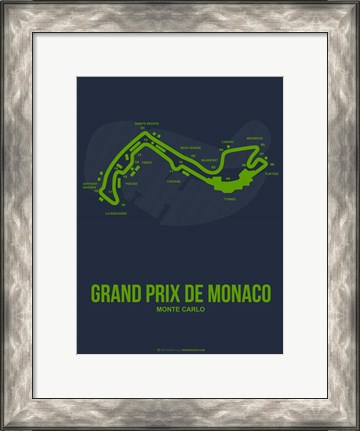 Framed Monaco Grand Prix 2 Print