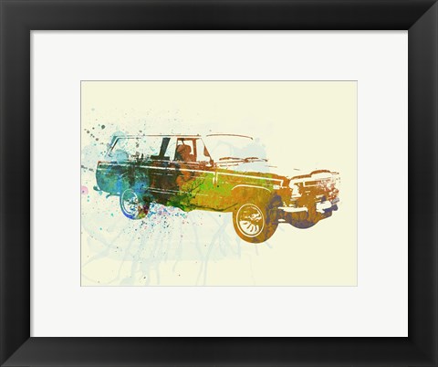 Framed Jeep Wagoneer Print