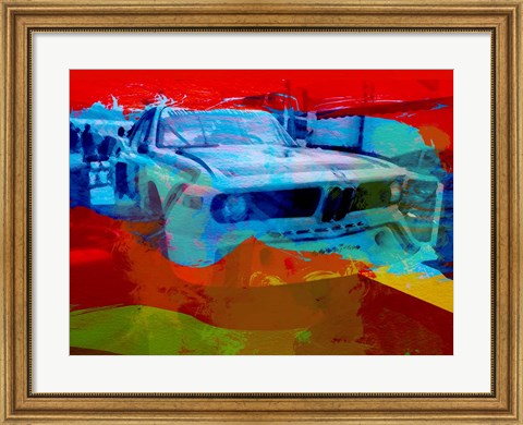 Framed BMW Laguna Seca Print