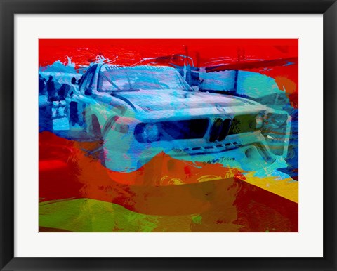 Framed BMW Laguna Seca Print