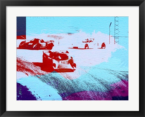 Framed Le Mans Racing Laguna Seca Print