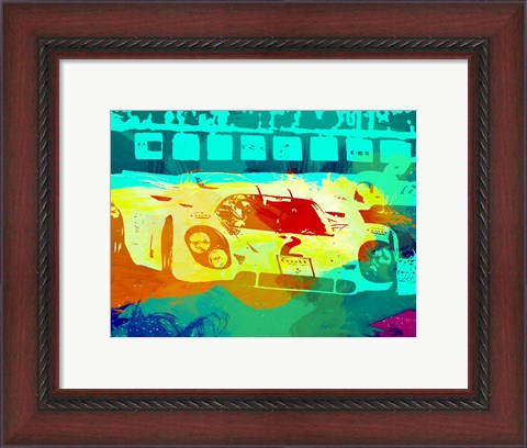 Framed Porsche 917 Watercolor Print
