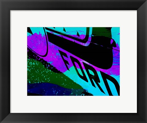 Framed Ford Racing Print