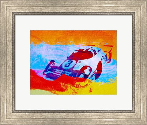 Framed Porsche 917 Martini and Rossi Print