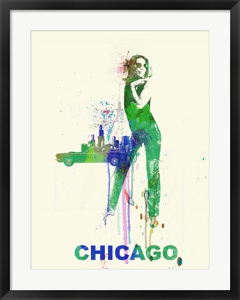 Framed Chicago Romance Print