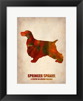 Framed Springer Spaniel 2 Print