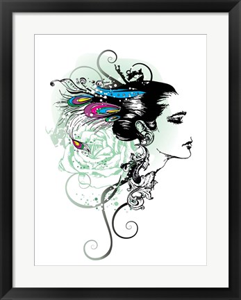 Framed Feathers of Love Print