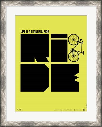 Framed Life is a Ride Print