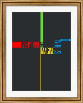 Framed Everything you Imagine Print