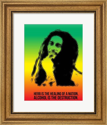 Framed Bob Marley Print