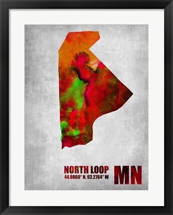 Framed North Loop Minnesota Print