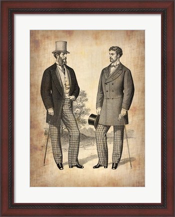 Framed Vintage Victorian Man 1 Print