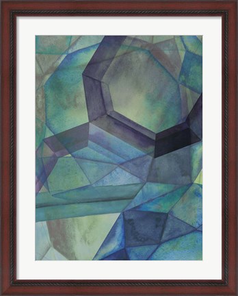 Framed Gemstones III Print
